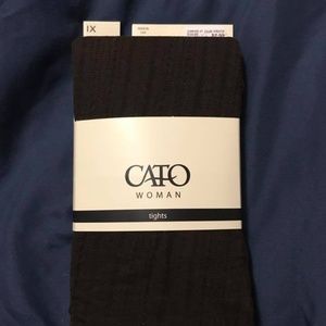 Ladies size 1X brown tights. NEW
